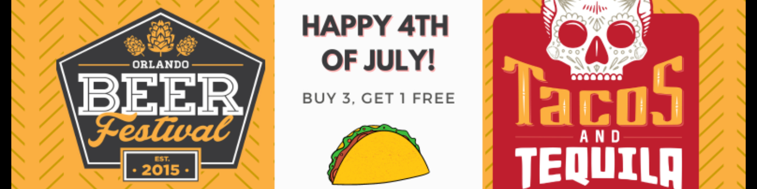 4th of July Special: Buy 3, get 1 FREE